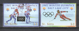 St Kitts 2002 Mi 670-671 MNH WINTER OLYMPICS SALT LAKE CITY - Invierno 2002: Salt Lake City