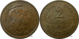 France - IIIe République - 2 Centimes Daniel-Dupuis 1910 Très Léger CLIP - SUP+/MS62 Brown - Fra4883 - 2 Centimes