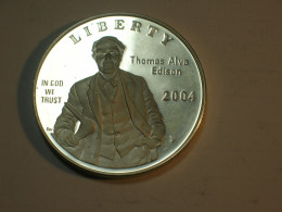 Estados Unidos/USA 1 Dolar Conmemorativo, 2004 P, Proof, Edison (13962) - Gedenkmünzen