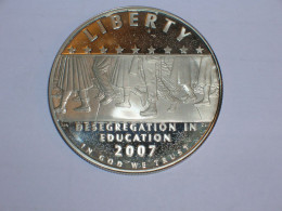 Estados Unidos/USA 1 Dolar Conmemorativo, 2007 S, Proof, Little Rock Central High Scholl (13964) - Commemorative