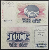 Bosnia & Erzegovina 1000 Dinara P.15 UNC 1992 (B/1-51 - Bosnie-Herzegovine