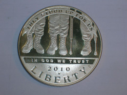 Estados Unidos/USA 1 Dolar Conmemorativo, 2010 W Proof, Veteranos (13966) - Commemorative