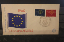 Niederlande 1960; FDC Europa - CEPT, MiNr. 753-54 - 1960