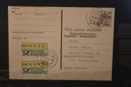 Berlin 1982, Ganzsache P 124 A/F, Gestempelt - Postkaarten - Gebruikt
