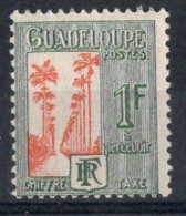 Guadeloupe Timbre-Taxe N°35* Neuf Charnière TB Cote 4€00 - Timbres-taxe