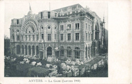 BELGIQUE - Anvers - La Gare - Carte Postale Ancienne - Antwerpen