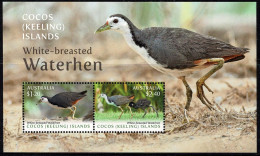 Cocos Islands 2023 CKI Waterhens  Minisheet MNH - Cocos (Keeling) Islands