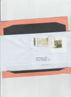Vaticano 2023 - Busta X L'Italia Affrancata Con 2 Stamps - Cartas & Documentos