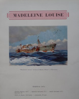 MADELEINE LOUISE Boulogne   Construction à DUNKERQUE Ateliers Et Chantiers De France Doc 1958 Dessin De Y.DELFO - Sonstige & Ohne Zuordnung