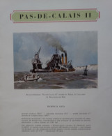 PAS DE CALAIS II Boulogne   Construction à DUNKERQUE Ateliers Et Chantiers De France Doc 1958 Dessin De Y.DELFO - Altri & Non Classificati