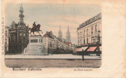 BELGIQUE - Anvers - La Place Léopold - Colorisé - Carte Postale Ancienne - Antwerpen