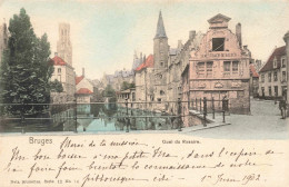 BELGIQUE - Bruges - Quai Du Rosaire - Colorisé - Carte Postale Ancienne - Brugge