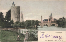 BELGIQUE - Bruges - Minnewater - Colorisé - Carte Postale Ancienne - Brugge