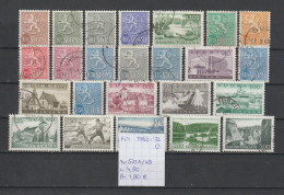 (TJ) Finland 1963-'72 - YT 531A/49 (gest./obl./used) - Used Stamps