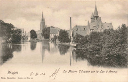 BELGIQUE - Bruges - La Maison Eclusière Sur Le Lac D'Amour - Carte Postale Ancienne - Brugge