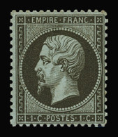 **,* N°19a 1c Vert-bronze, Neuf Quasi **, Très Frais, TTB. Signé Calves Comme ** (cote Pour *) - 1862 Napoleon III