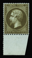 ** N°19b 1c Mordoré, Bdf, Neuf **, TTB. Signé A.Brun Et Calves (cote Pour *) - 1862 Napoleon III