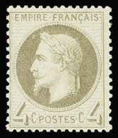 * N°27B 4c Gris, Neuf *, TB - 1863-1870 Napoleon III With Laurels