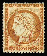 Obl N°38 40c. Orange Obl. Deux CàD Maritimes Rouge "Saint-Thomas Paq." 7 Juin 1877 (non Signalé En Rouge, Ind 28 En Noir - 1870 Siege Of Paris