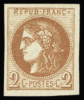 * N°40B 2c. Brun Rouge, Neuf *, TB - 1870 Bordeaux Printing