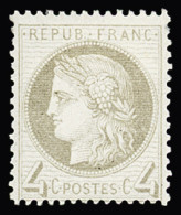 * N°52 4c Gris, Très Frais, TB - 1871-1875 Ceres