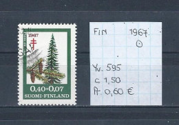(TJ) Finland 1967 - YT 595 (gest./obl./used) - Used Stamps