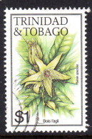 TRINIDAD & TOBAGO - 1983 FLOWERS $1 STAMP W14 S/W No IMPRINT FINE USED SG 646A - Trinidad & Tobago (1962-...)