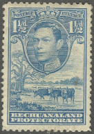 Bechuanaland Protectorate. 1938-52 KGVI. 1½d MH SG 120a - 1885-1964 Bechuanaland Protettorato