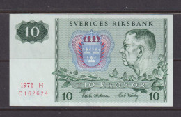 SWEDEN - 1976 10 Kronor AUNC/XF Banknote As Scans - Suède