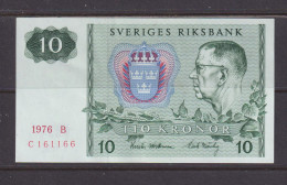 SWEDEN - 1976 10 Kronor AUNC/XF Banknote As Scans - Sweden