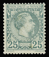 ** N°6, 25c Vert, Léger Point De Rouille, **, TB - Other & Unclassified