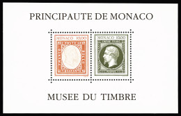 ** Bloc-Feuillet N°58A, Création Du Musée Du Timbre-Poste, Variété Sans Cachet Dentelé (non émis), **, TTB - Sonstige & Ohne Zuordnung