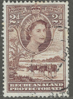 Bechuanaland Protectorate. 1955-58 QEII. 2d Used SG 145 - 1885-1964 Protectoraat Van Bechuanaland