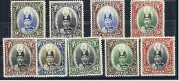 * N°53 à 61 Type Sultan Abdul Hamid Série Complète, Neuve *, TB - Kedah