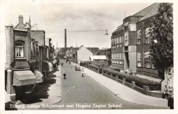 PAYS BAS - Tilburg - Lange Schijfstraat Met Hogree Textiel School - Carte Postale Ancienne - Tilburg