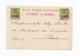 !!! CPA DE ZANZIBAR DE 1902 POUR PARIS - Storia Postale