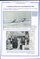 Lettre 3 Cartes Postales De L'expédition Suédoise Otto Nordenskjold : Nordenskjold  Devant Son Navire Dans Les Glaces -  - Autres & Non Classés