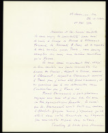Lettre Lettre Autographe De Jean Charcot Adressée De Saint-Servan Sur Mer (Ille Et Vilaine) Le 1er Novembre 1932 à Un Co - Otros & Sin Clasificación