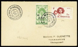 Lettre Madagascar N°295 + 311 OBL CAD "S.Paul Et Amsterdam Madgascar Depend. Australes" (2 Janv 52 - Vercors) Sur Lettre - Autres & Non Classés