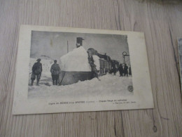 CPA  48 Lozère Ligne De Mende à La Bastide Chasse Neige En Opération - Other & Unclassified