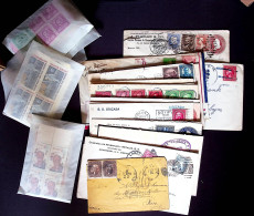 Lettre 1865-1969, Lot Of 18 Covers And Cards From All Periods, Noted Several Mixed Frankings Such A The Canal Zone, Also - Otros & Sin Clasificación