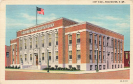 ETATS UNIS - Minnesota - City Hall - Rochester - Colorisé - Carte Postale Ancienne - Rochester