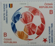 Czech Republic 2021,Yt CZ 979-980, Erstes Spiel Sparta-Slavia, Komplet,MNH - Nuevos