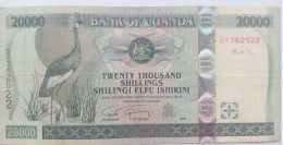 2008 Uganda 20 000 Shilingi Note - Südafrika