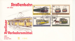 Du N° 360 Au N° 362 + N° 364 D'Allemagne Berlin - Sur Enveloppe 1er Jour - CAD " Berlin 03/05/71 " - Tram