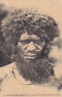 New Hebrides Big Chief Big Nambas Tribe Tribu Nose Piercing Close Up Canaque - Oceania