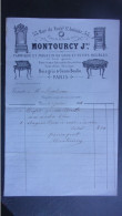XIX EME 1866 55 RUE FAUBOURG SAINT ANTOINE MONTOURCY FABRIQUE MEUBLES GENRE BOULLE PARIS - 1800 – 1899