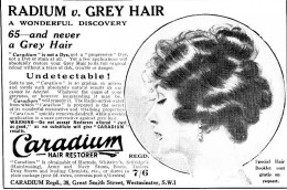 Radium Grey Hair Caradium  Ad (Photo) - Objets