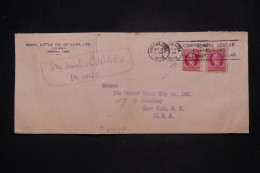 CUBA - Enveloppe Commerciale De Habana Pour New York En 1928 - L 147467 - Storia Postale