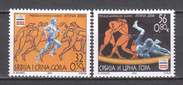 Serbia 2004 Mi 3187-3188 MNH SUMMER OLYMPICS ATHENS - Summer 2004: Athens